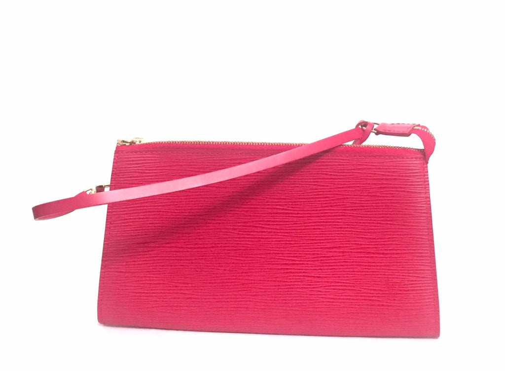 Louis Vuitton Red Epi Pochette | Like New | - Secret Stash
