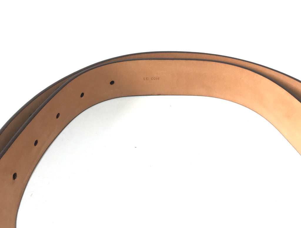 Louis Vuitton Men's Monogram Canvas Leather Belt | Like New |