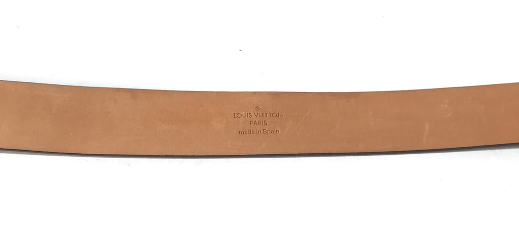 Louis Vuitton Men's Monogram Canvas Leather Belt | Like New |