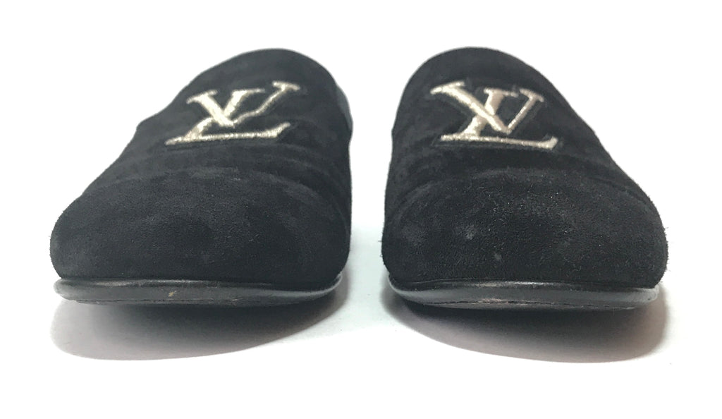 Louis Vuitton Men's Suede Slipper Loafer | Pre Loved |