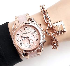 Michael Kors MK5943 BLAIR Chronograph Watch | Like New |
