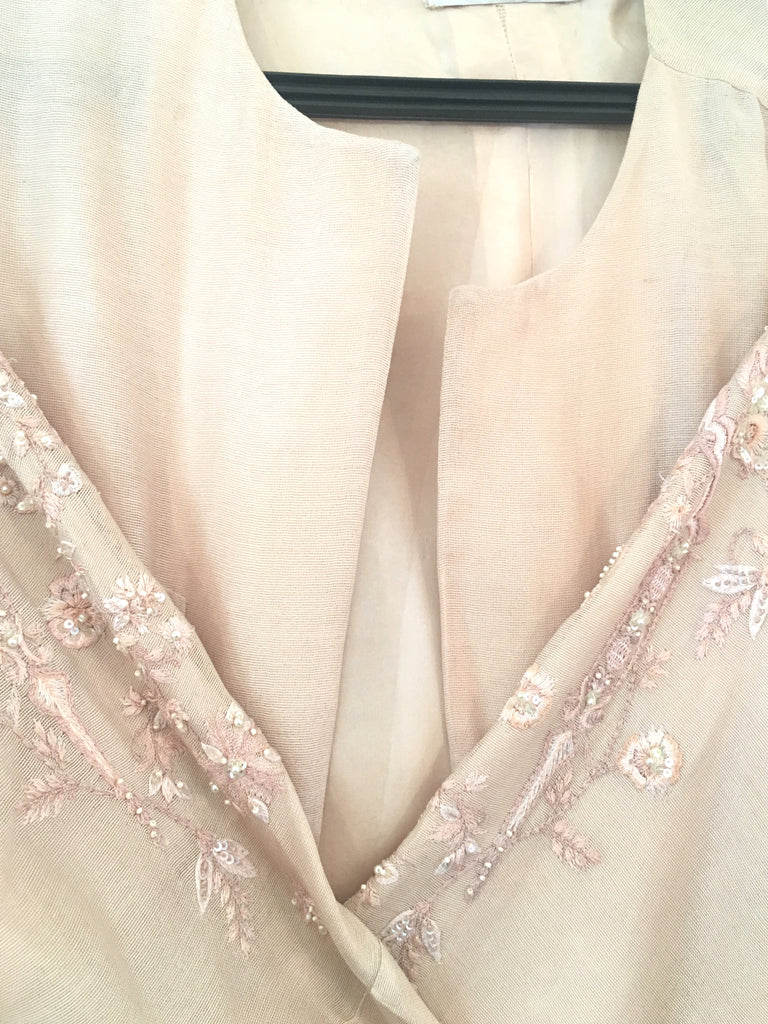 Menahel and Mehreen Blush Pink Top & Coat | Gently Used |