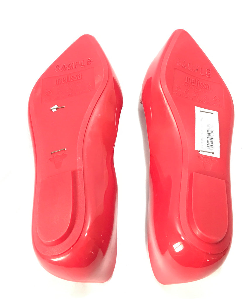 Melissa MAISE Red Pointed Pumps | Like New |