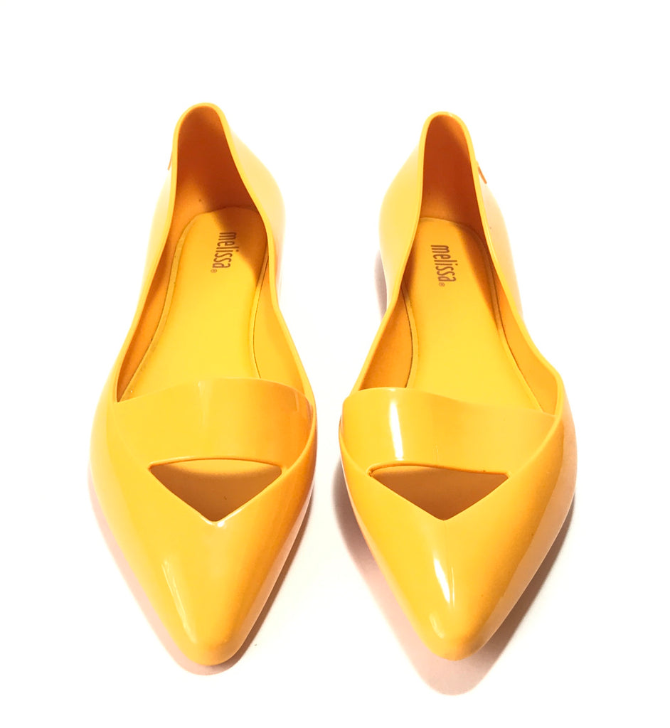 Melissa Maisie Yellow Pointed Pumps | Like New |