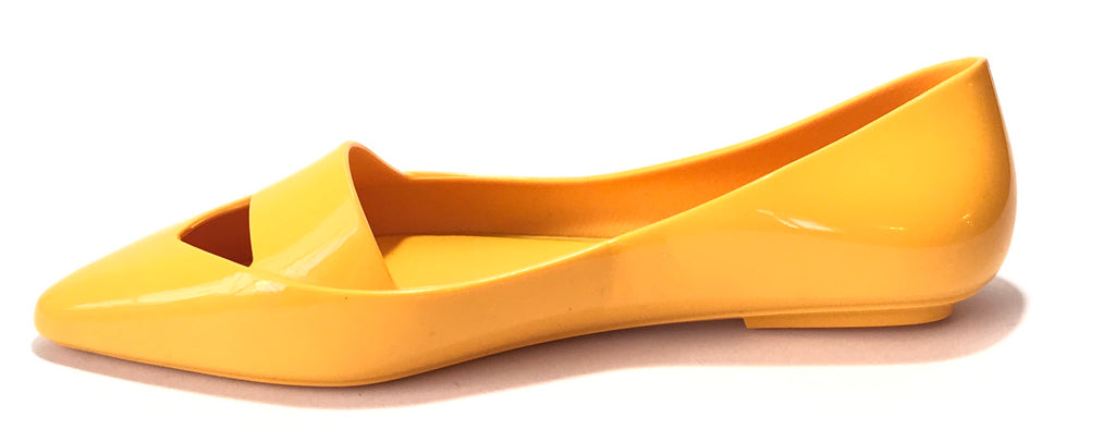 Melissa Maisie Yellow Pointed Pumps | Like New |