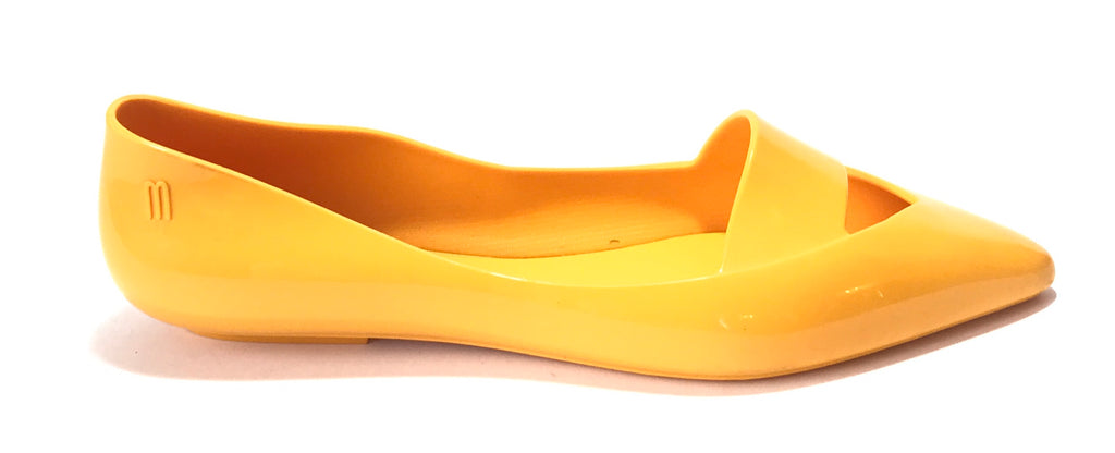 Melissa Maisie Yellow Pointed Pumps | Like New |