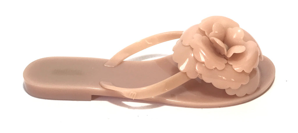 Melissa Nude Flower Jelly Sandals | Like New |