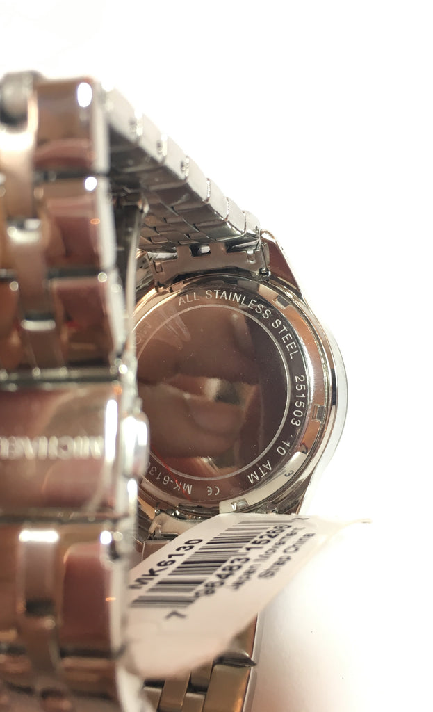 Michael Kors Silver 6130 Chronograph Japan Movement Watch | Brand New |