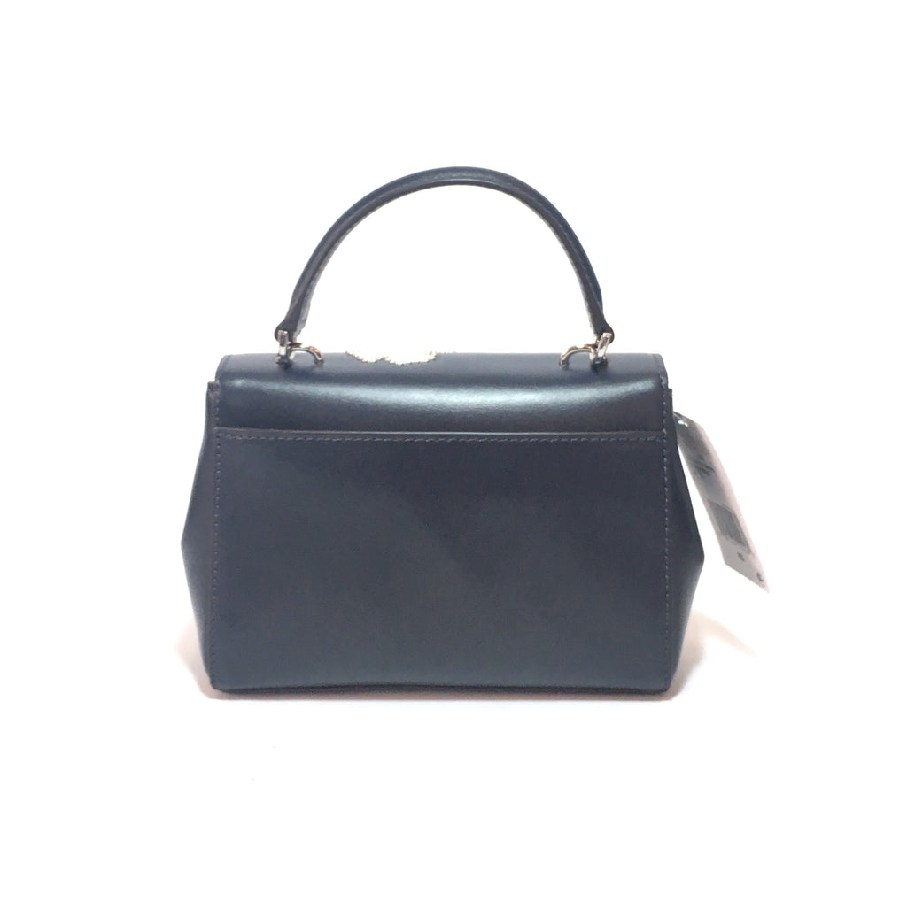 Michael Kors AVA XS Navy Leather Cross Body Bag | Brand New |