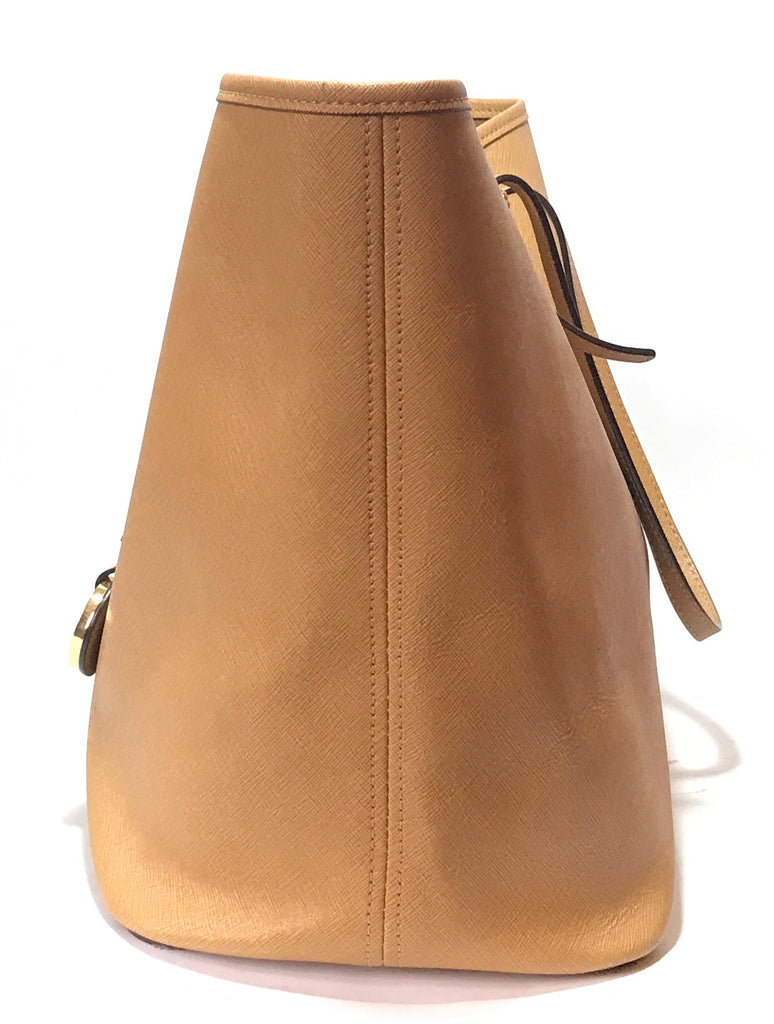 Michael Kors Jet Set Beige Saffiano Leather Tote | Gently Used |