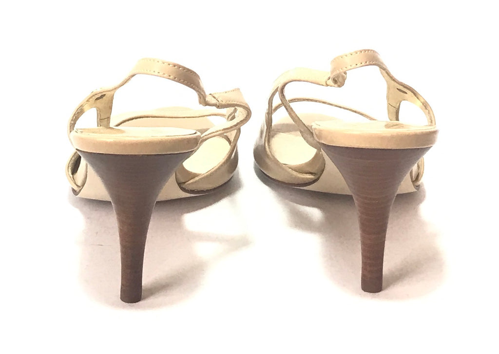 Michael Kors Beige Patent Leather Heels | Like New |