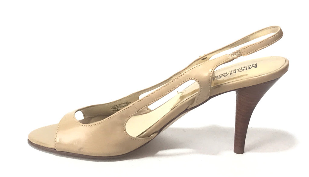 Michael Kors Beige Patent Leather Heels | Like New |