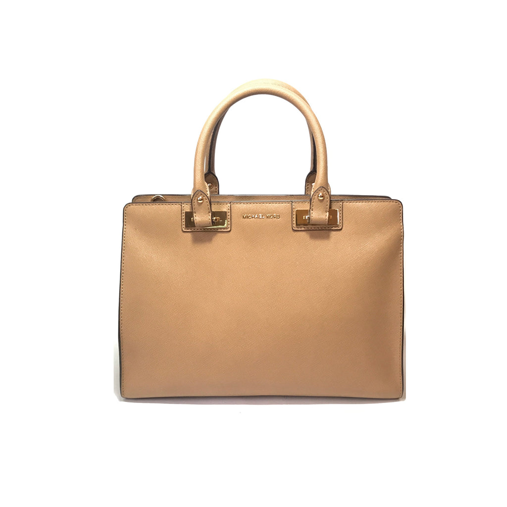Michael Kors Beige Leather Tote | Like New |
