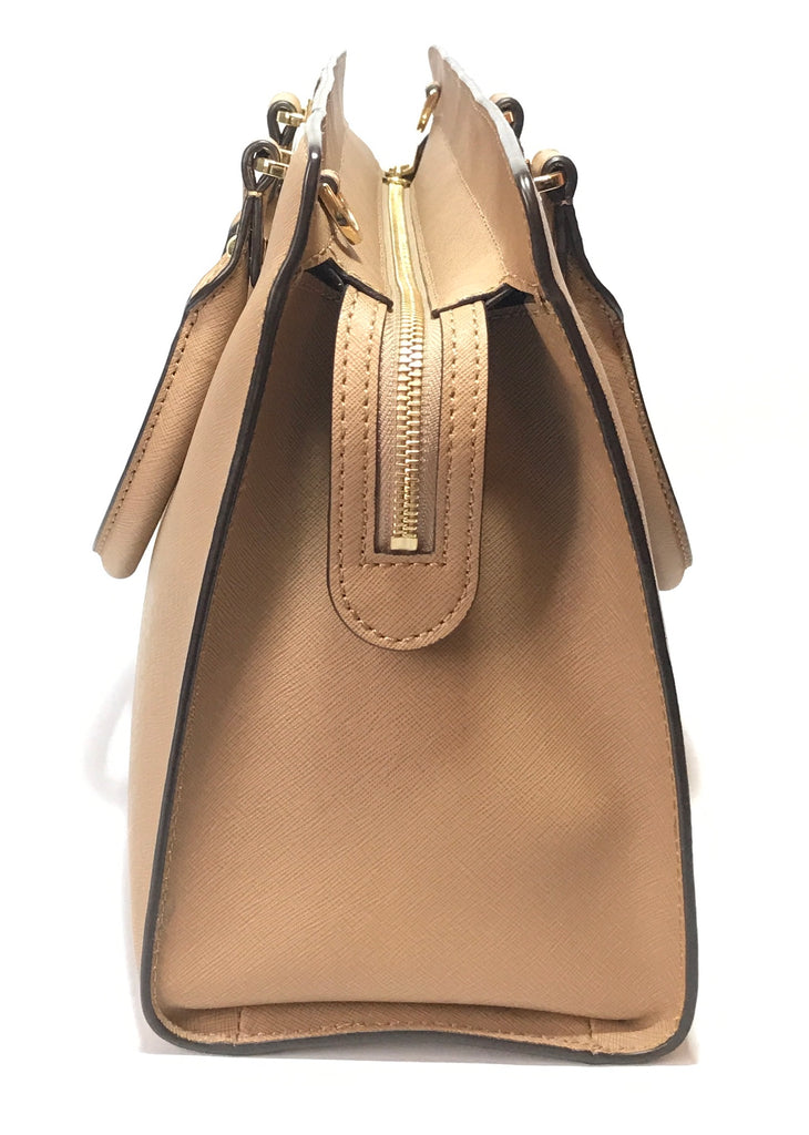 Michael Kors Beige Leather Tote | Like New |