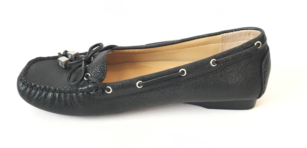 Michael Kors Black Leather Loafers | Like New |