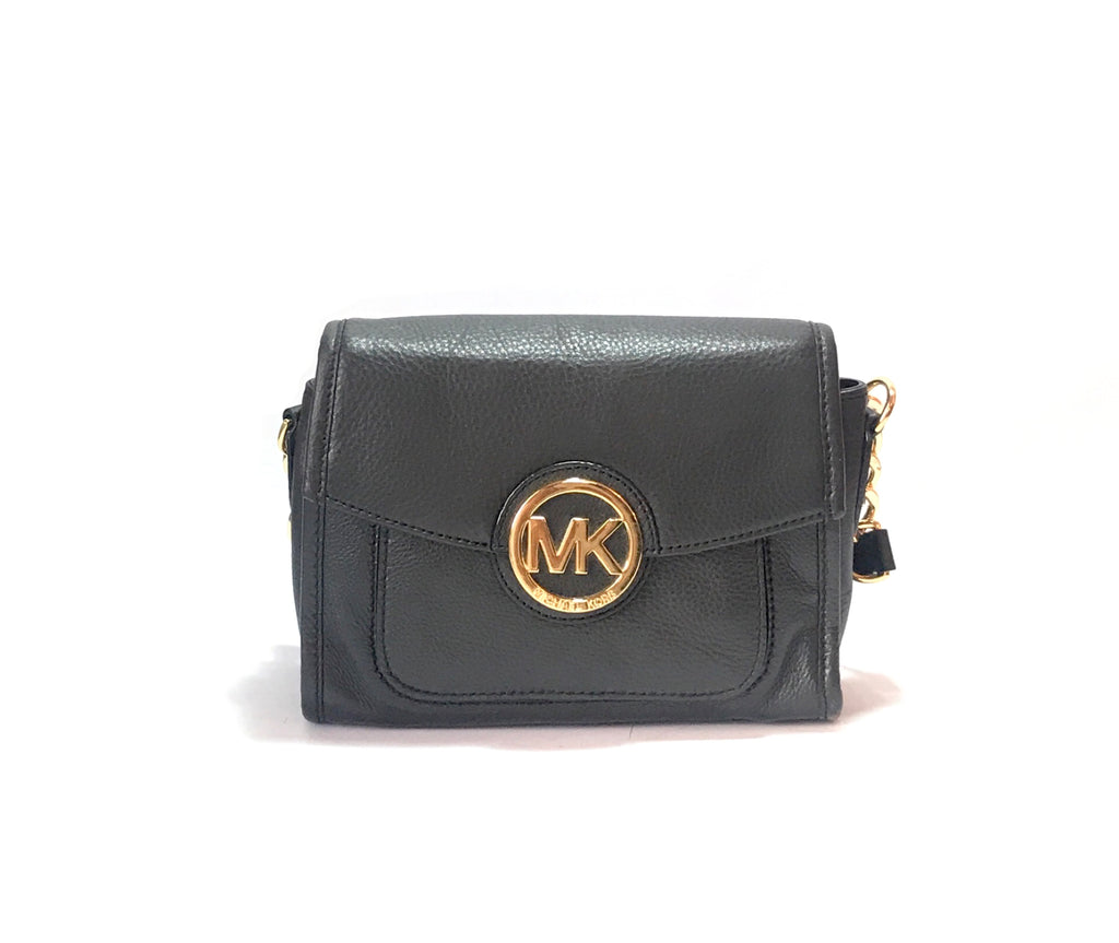 Michael Kors Black Leather Satchel | Gently Used |