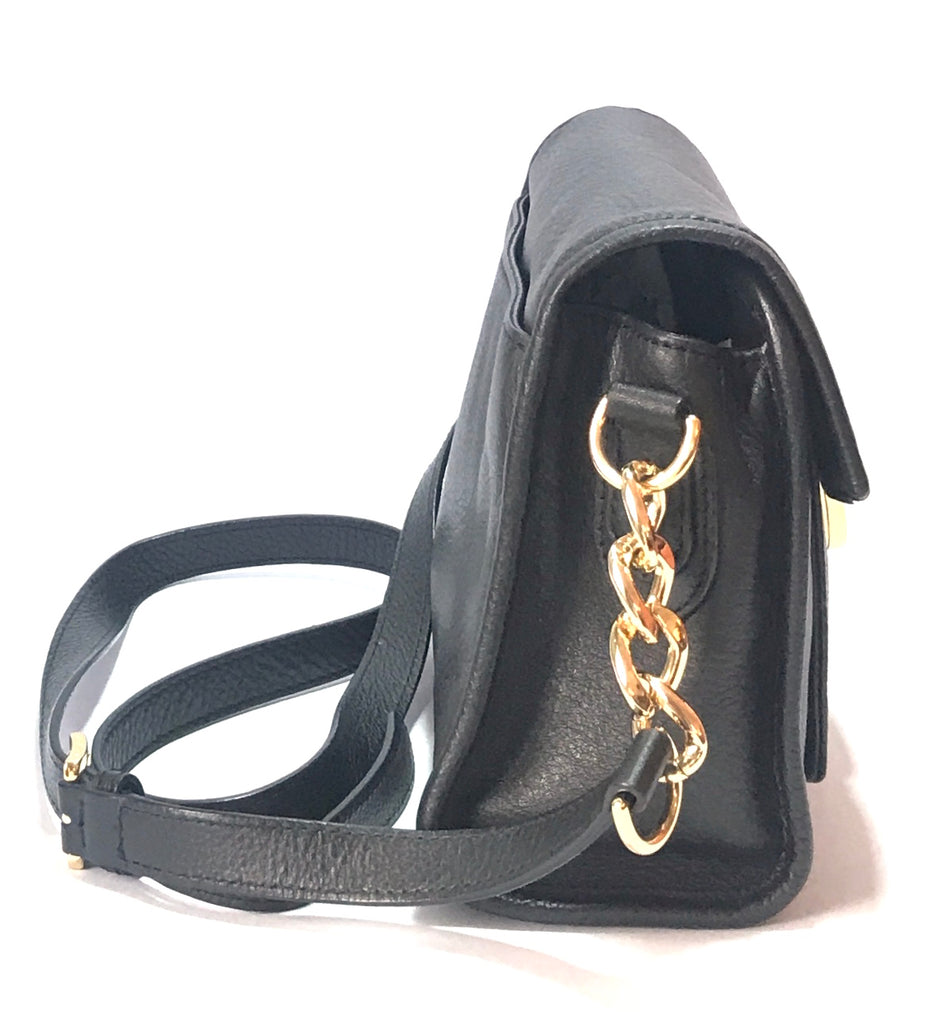 Michael Kors Black Leather Satchel | Gently Used |