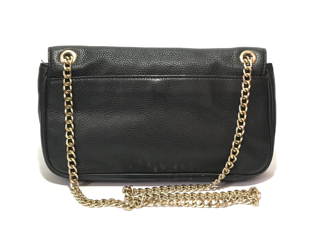 Michael Kors Black Pebbled Leather Small Shoulder Bag | Gently Used |