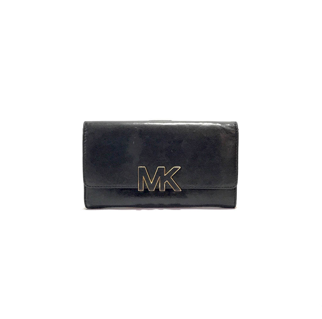 Michael Kors Black Wallet | Pre Loved |