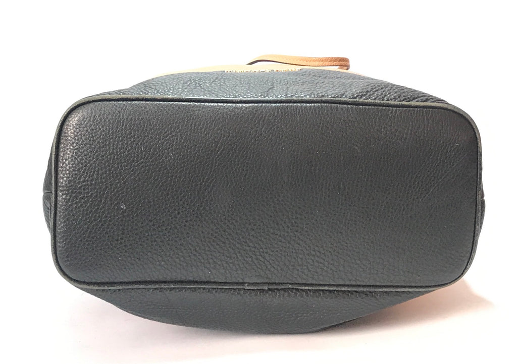 Michael Kors JULES Tan & Black Bucket Bag | Pre Loved |