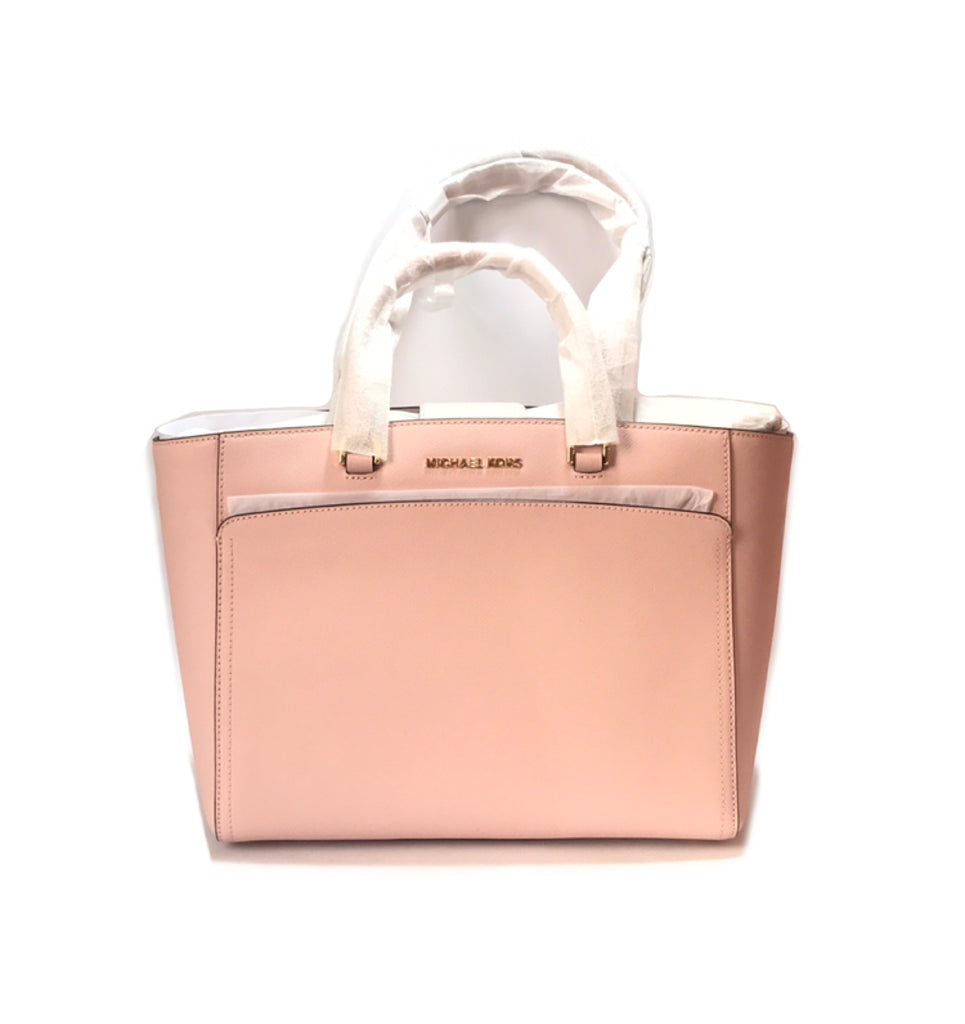 Michael Kors EMMY BLOSSOM Large Pink Tote | Brand New |