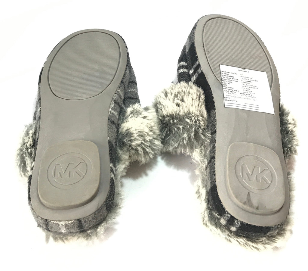 Michael Kors CARTER Fur Bedroom Slippers | Like New |