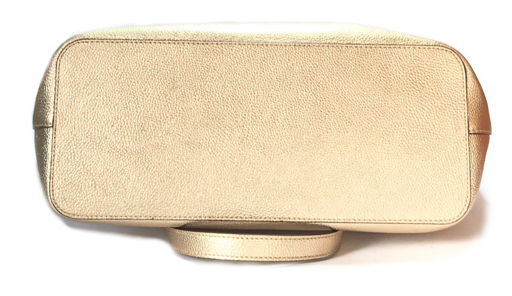 Michael Kors Studio Mercer Chain-Link Gold Leather Tote | Brand New |