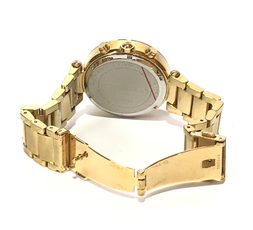 Michael Kors MK5354 Gold Chronograph Watch | Gently Used |