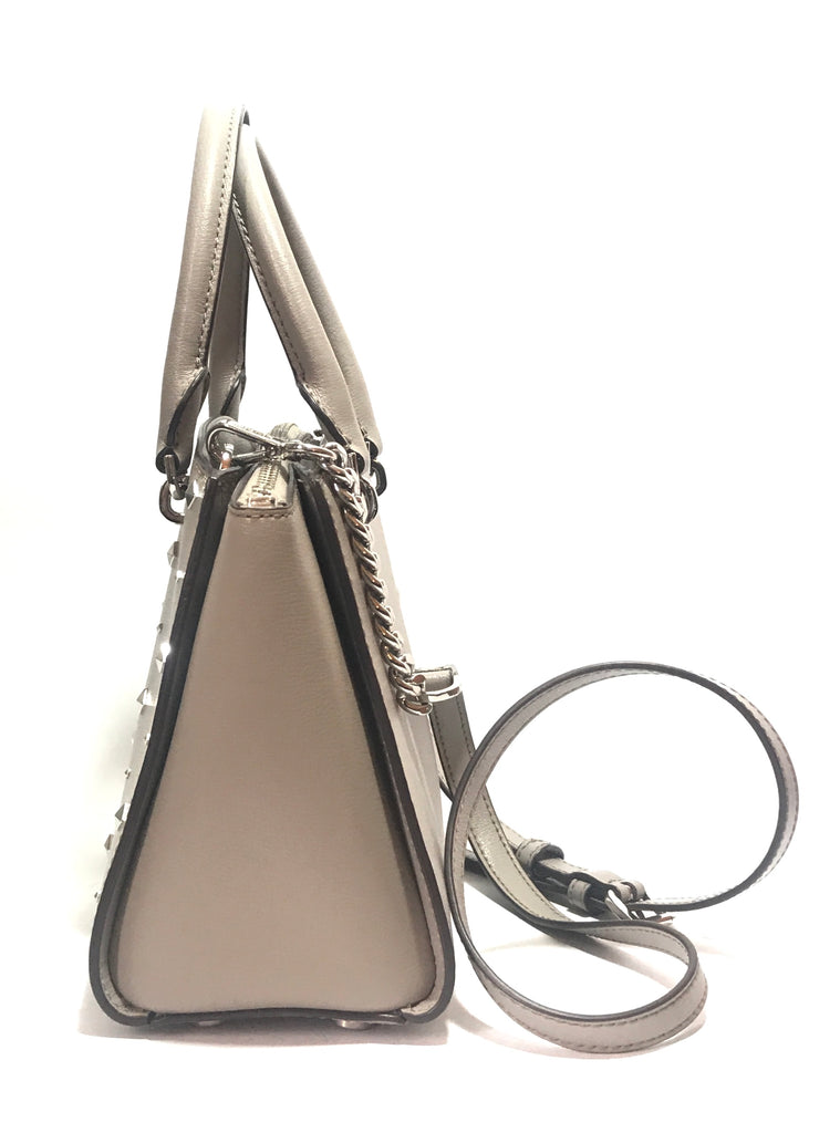 Michael Kors Small Grey Stud Selma Satchel | Gently Used |
