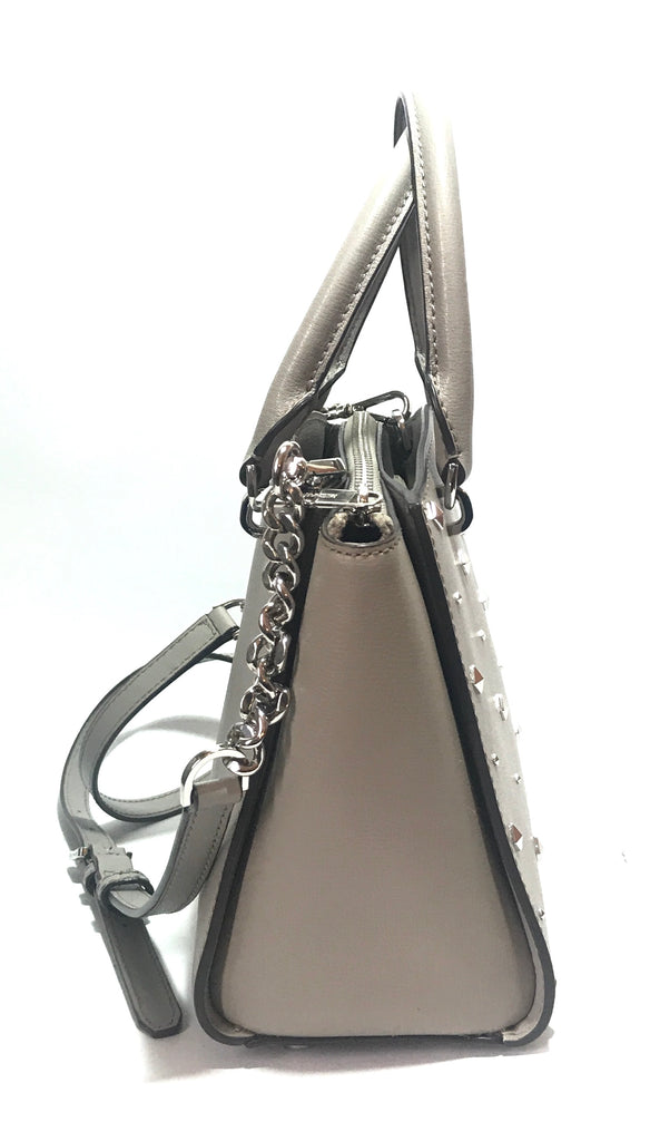 Michael Kors Small Grey Stud Selma Satchel | Gently Used |