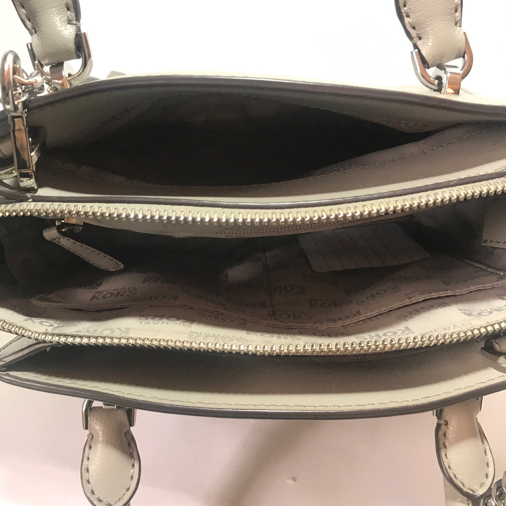 Michael Kors Small Grey Stud Selma Satchel | Gently Used |