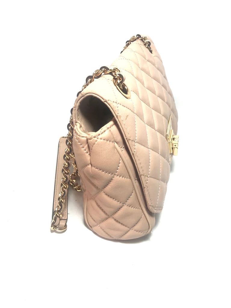 Michael Kors 'Viviane' Quilted Light Pink Leather Bag | Pre Loved |
