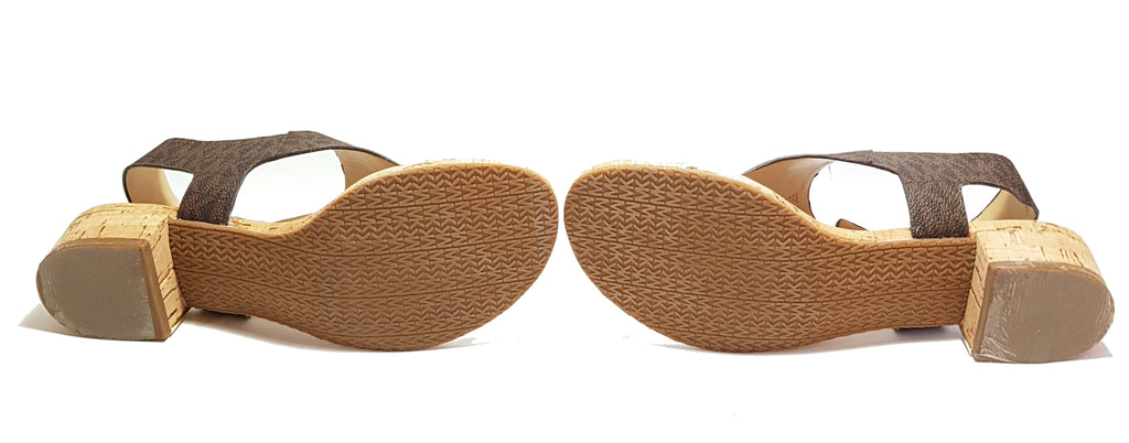 Michael Kors London Thong Logo PVC Sandals | Brand New |