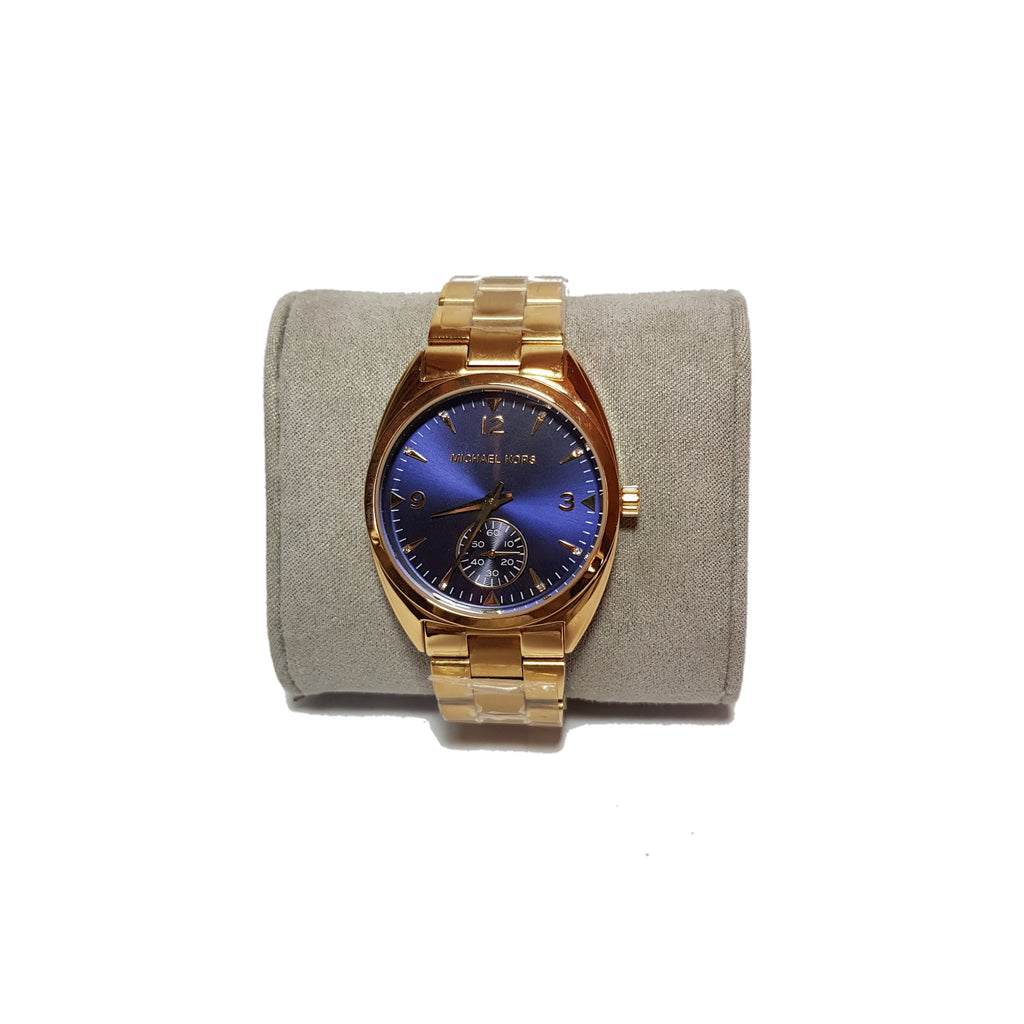 Michael Kors MK3345 Unisex Blue Dial Watch | Brand New |