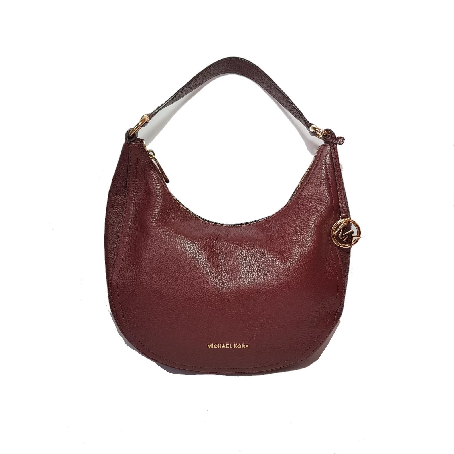 Michael Kors Lydia Maroon Leather Shoulder Bag Gently Used Secret Stash