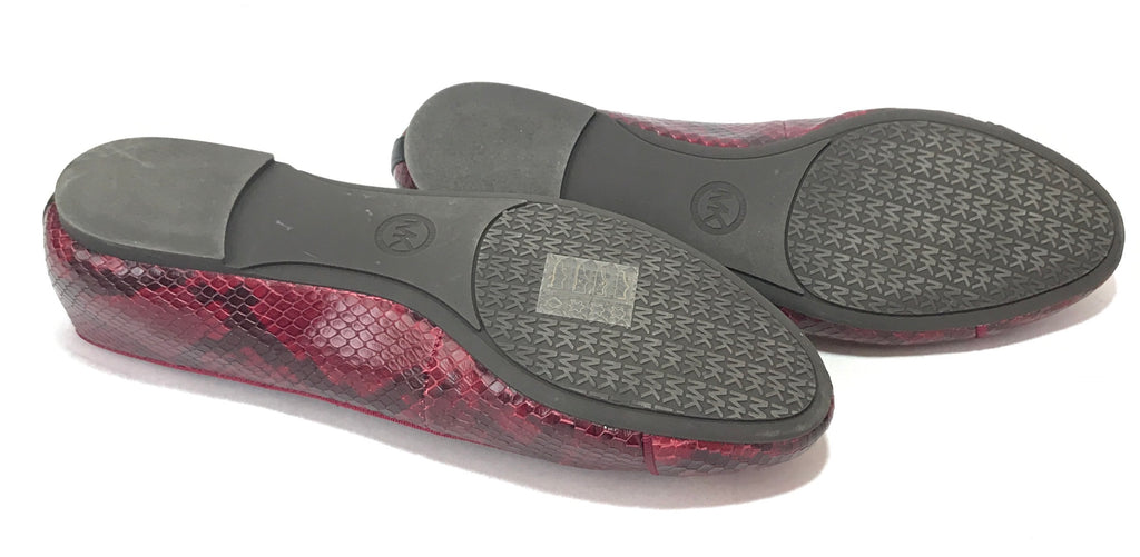 Alice snakeskin cheap ballet flat