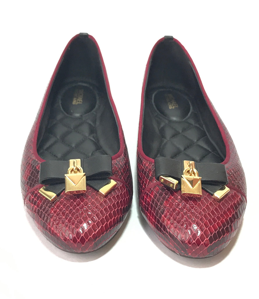 Alice snakeskin clearance ballet flat