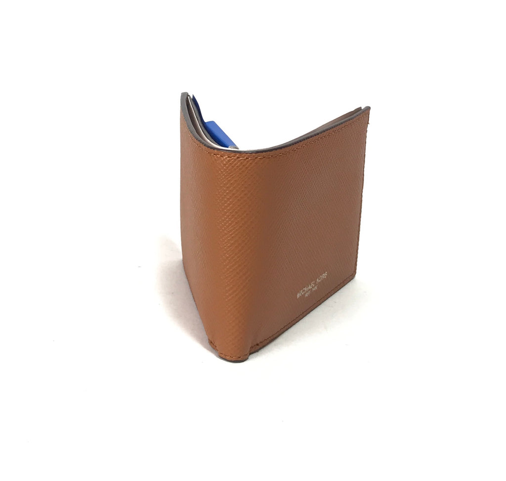Michael Kors Tan 'Saddle Harrison' Men's Wallet  | Brand New |