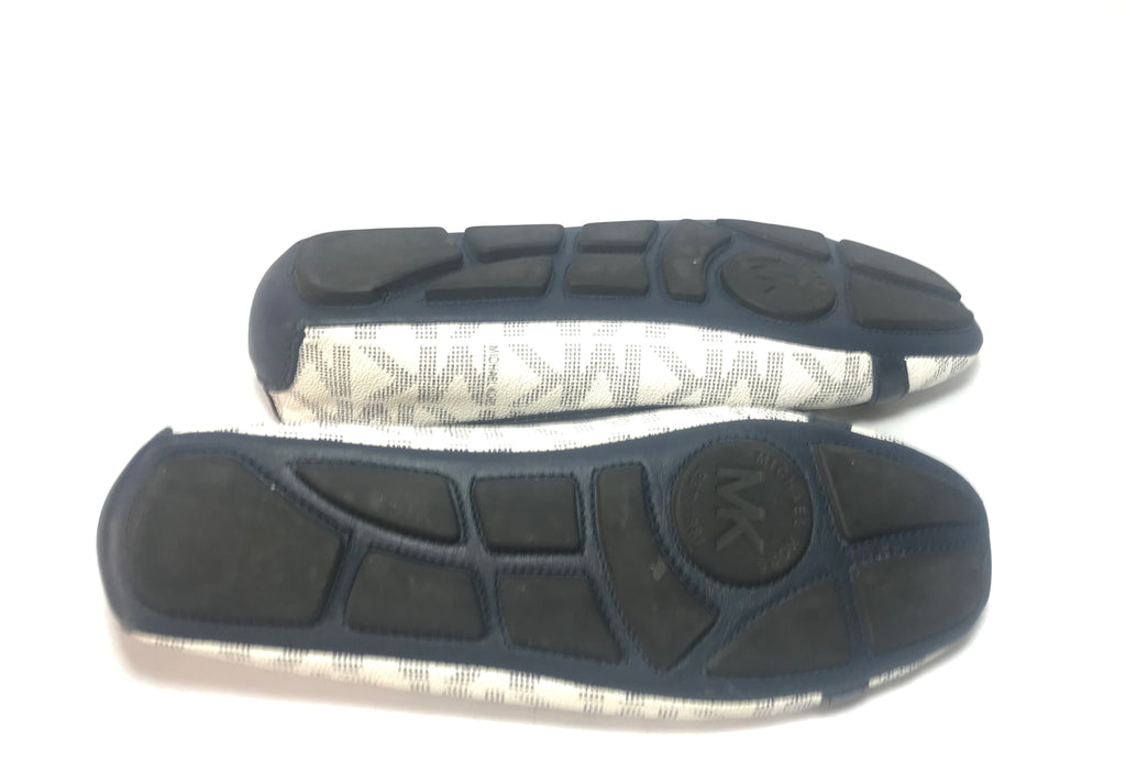 Michael Kors FULTON Signature PVC/ Leather Ballet Flats | Gently Used |