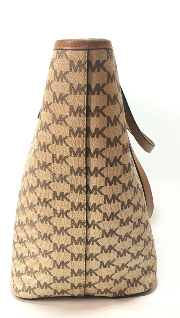 Michael Kors Signature Center Stripe 'Emry' Large Tote | Pre Loved |