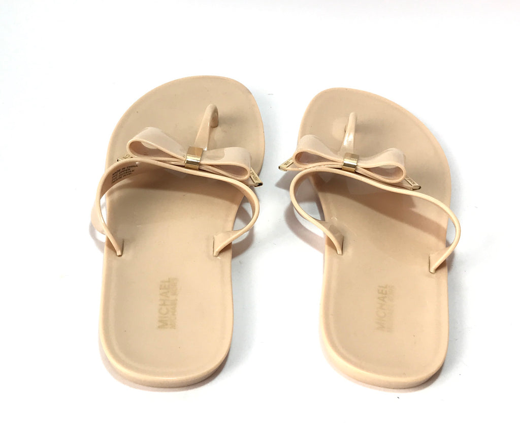 Michael Kors 'Kayden' Nude Jelly Sandals | Gently Used |