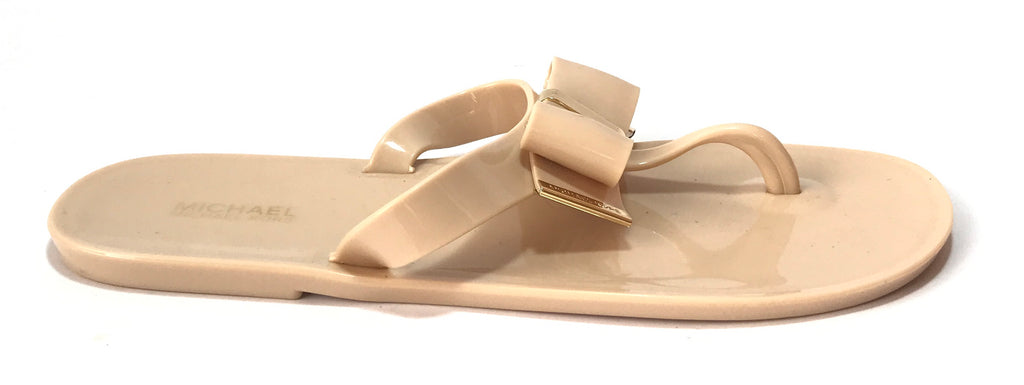 Michael Kors 'Kayden' Nude Jelly Sandals | Gently Used |