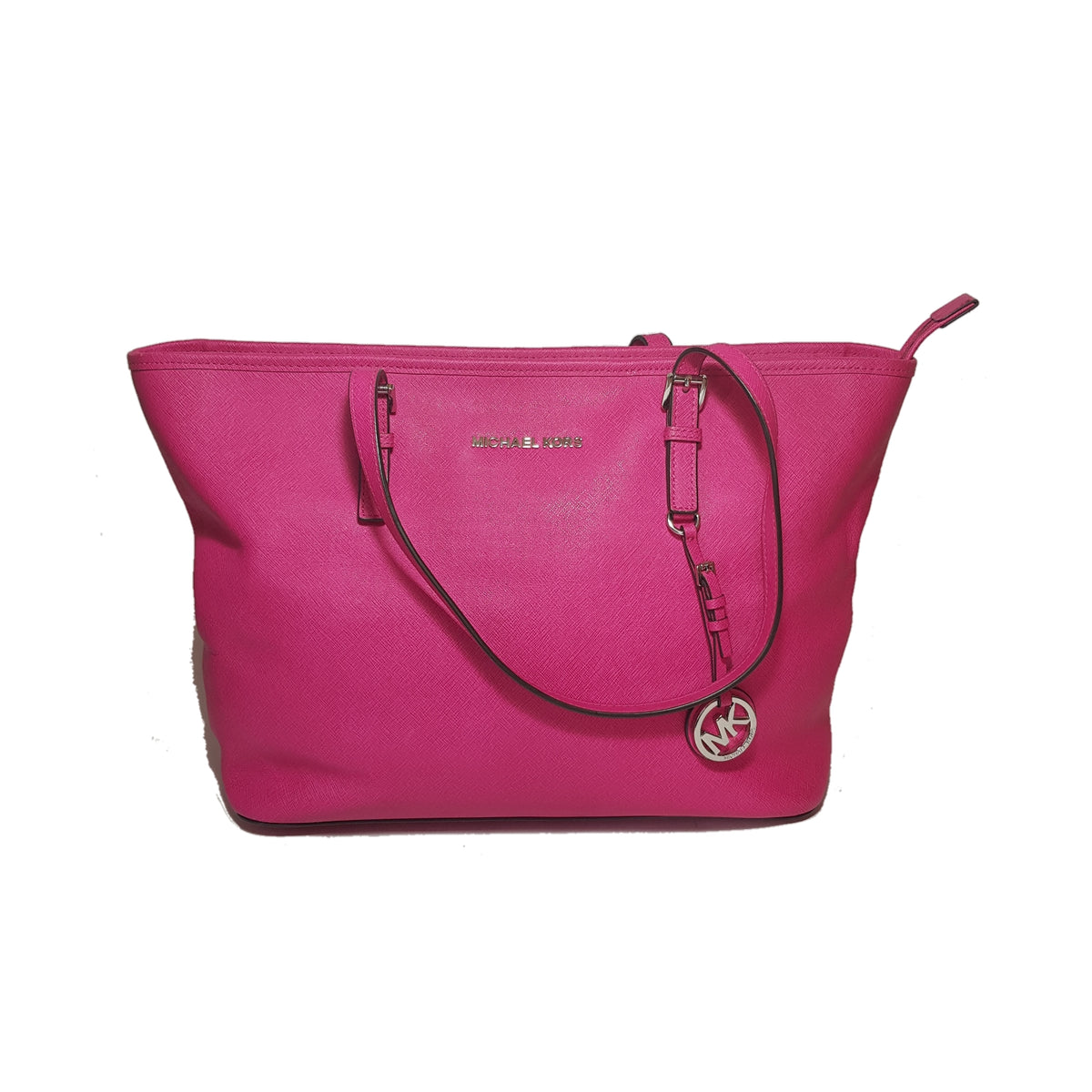 Michael kors bright pink bag discount