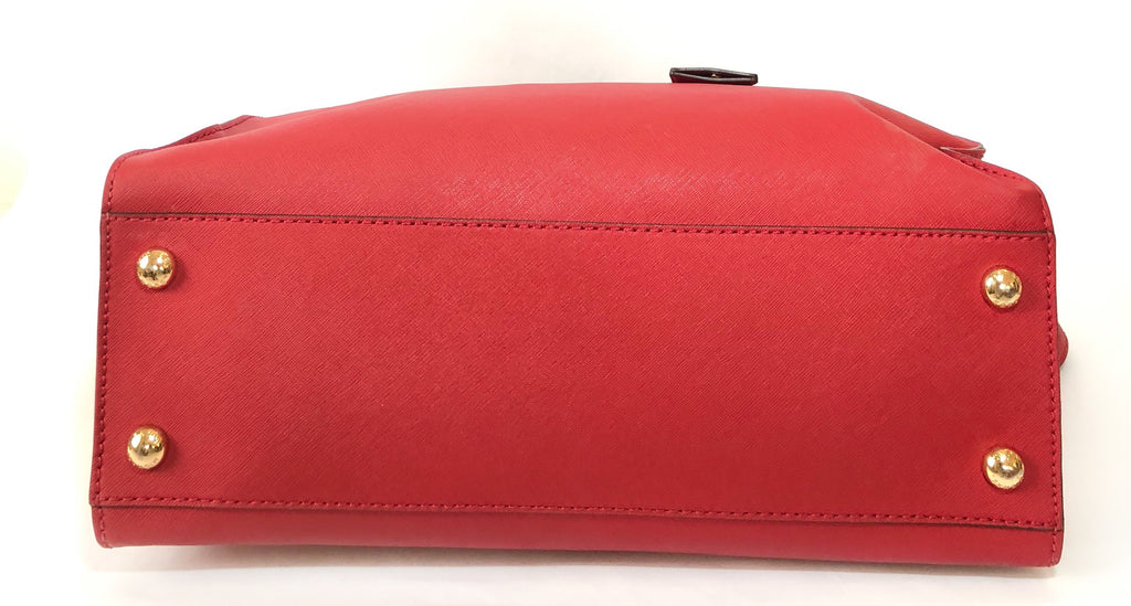 Michael Kors Red Large Hamilton Lock Tote Bag  | Pre Loved |