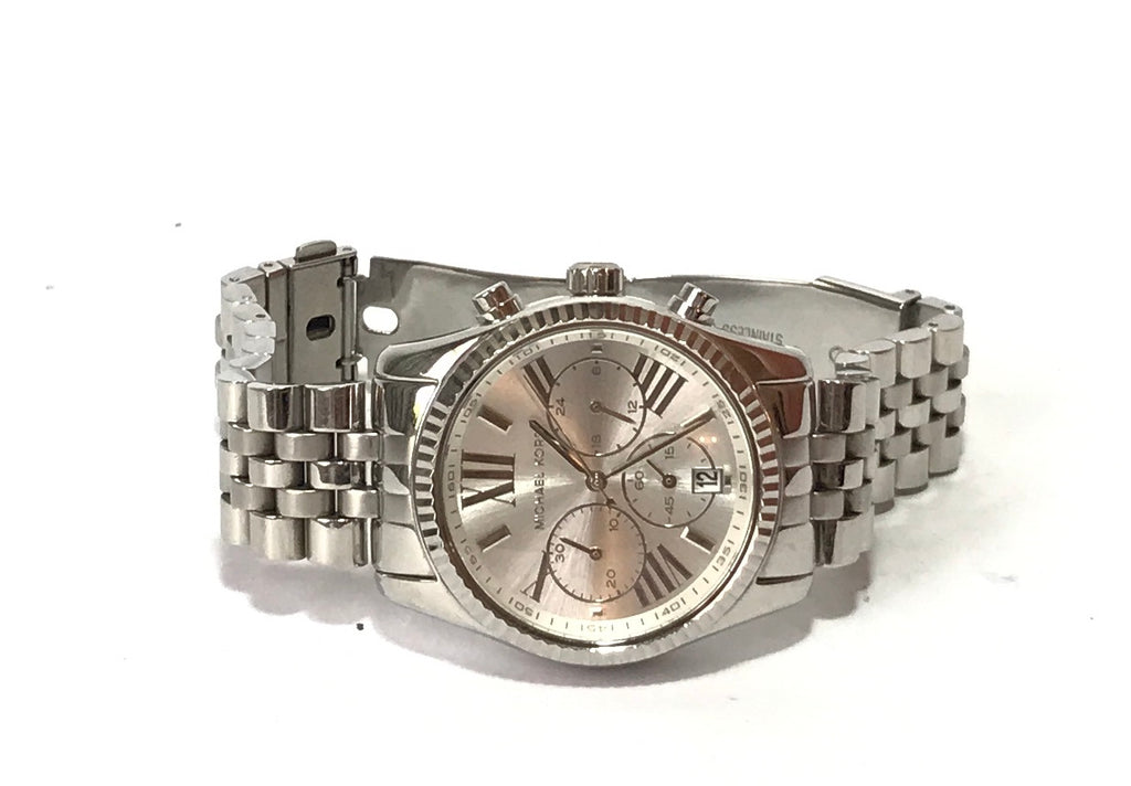 Michael Kors Silver 257103 Stainless Steel Watch | Pre Loved |