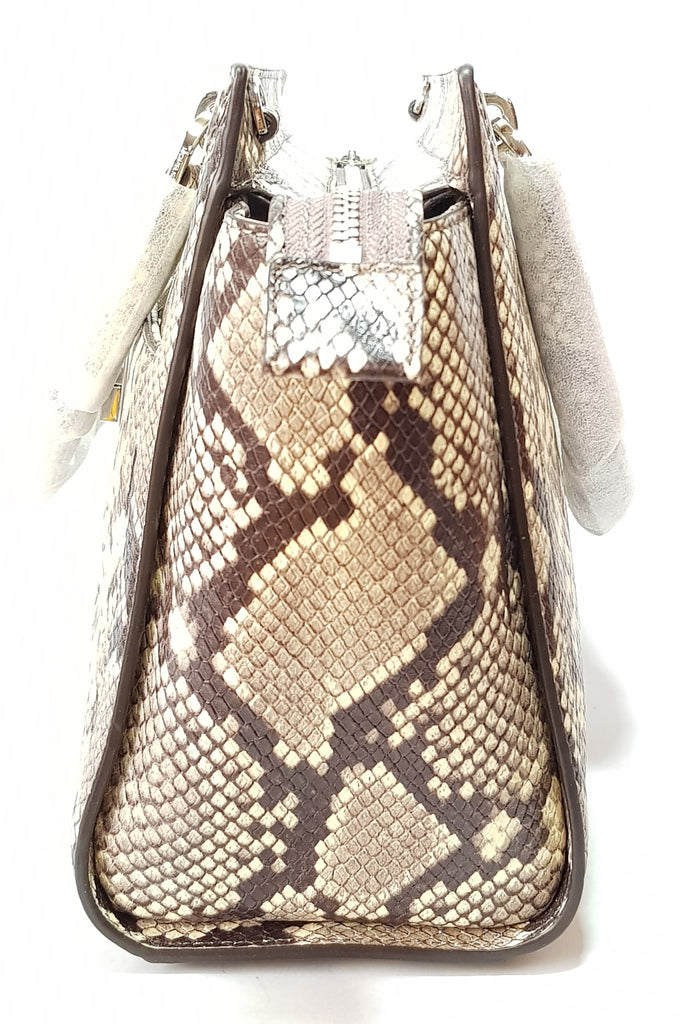 Michael Kors TINA Snakeskin Satchel | Brand New |
