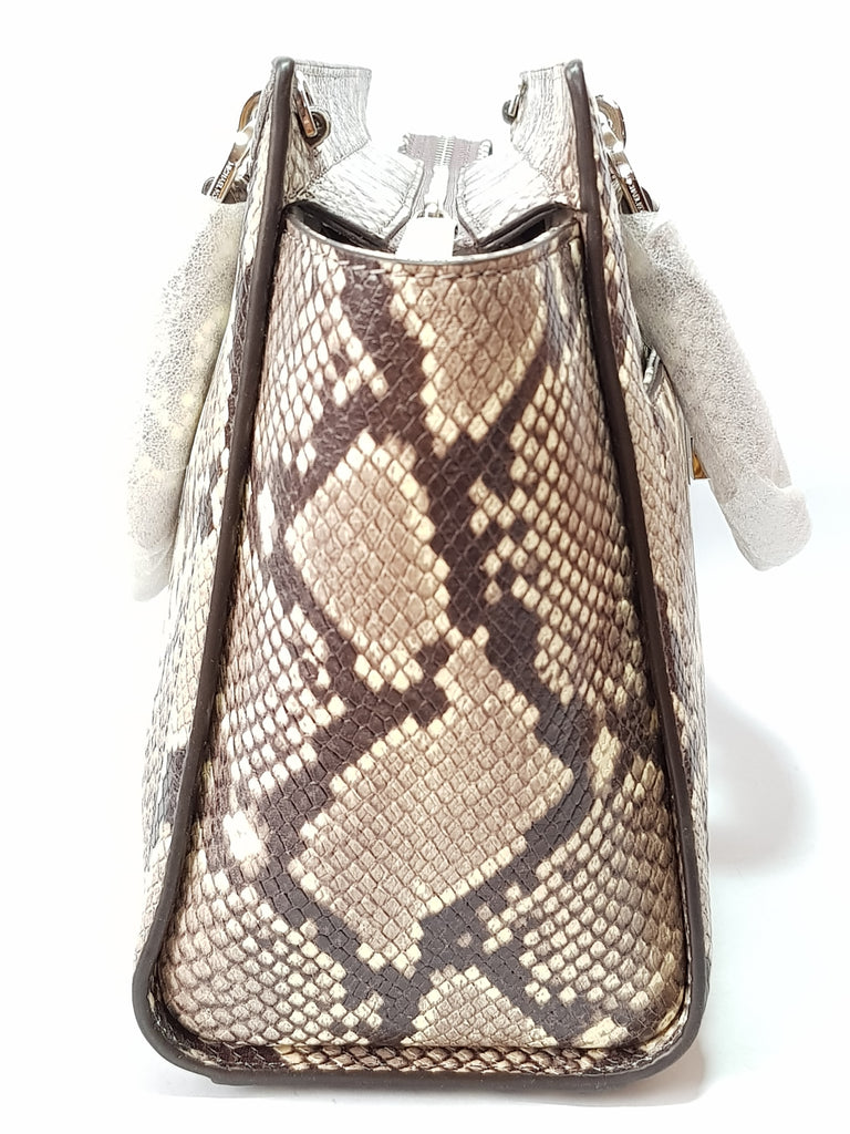 Michael Kors TINA Snakeskin Satchel | Brand New |