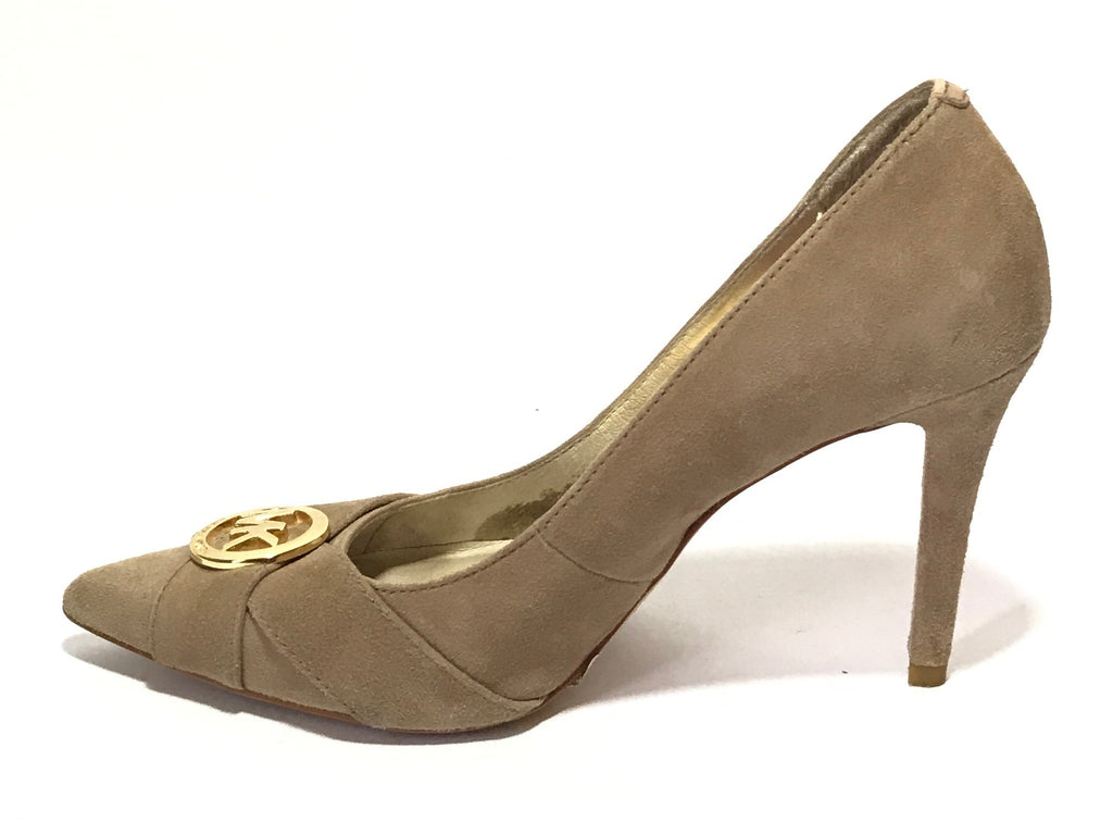Michael Kors Beige Suede Pumps | Pre Loved |