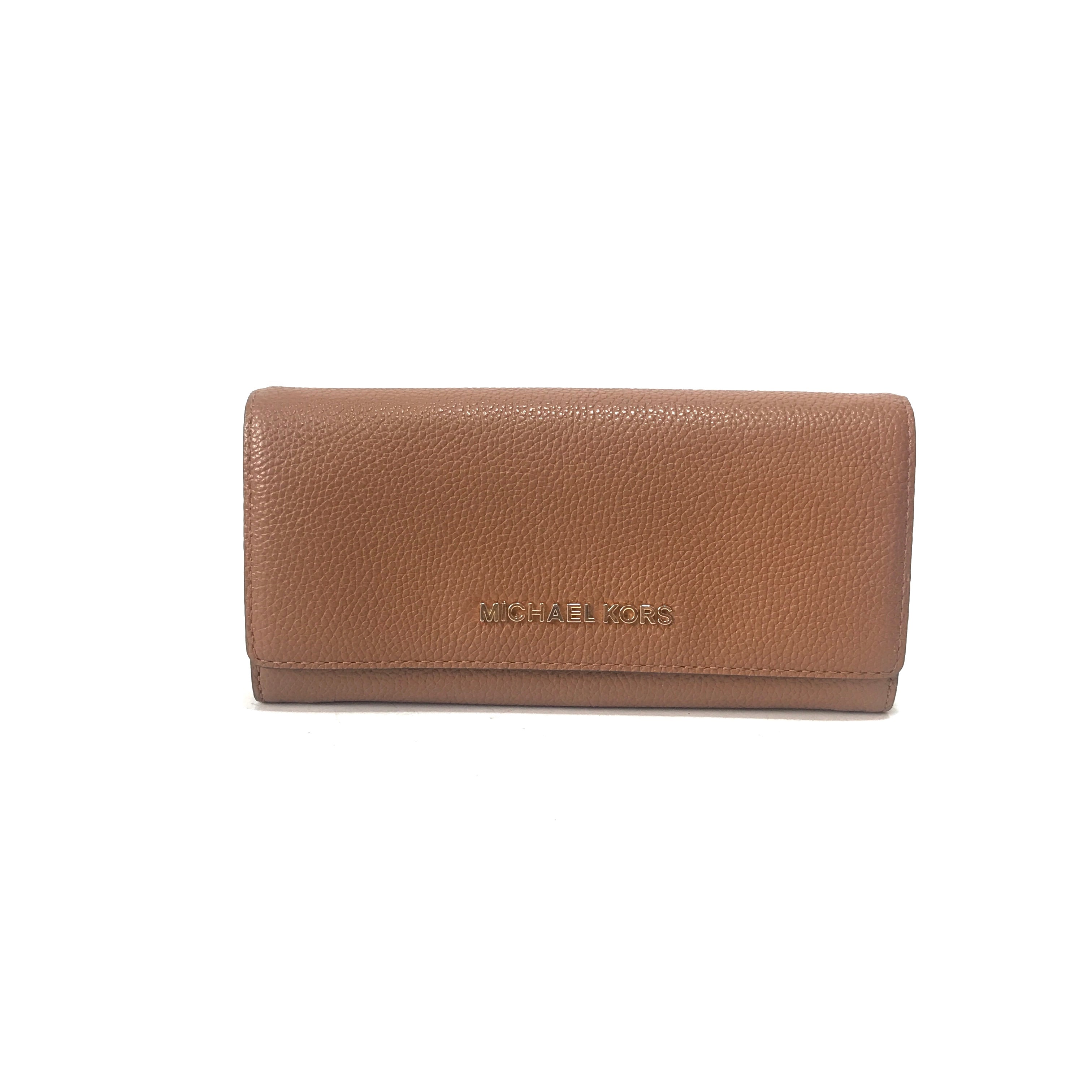 Michael kors wallet tan new arrivals