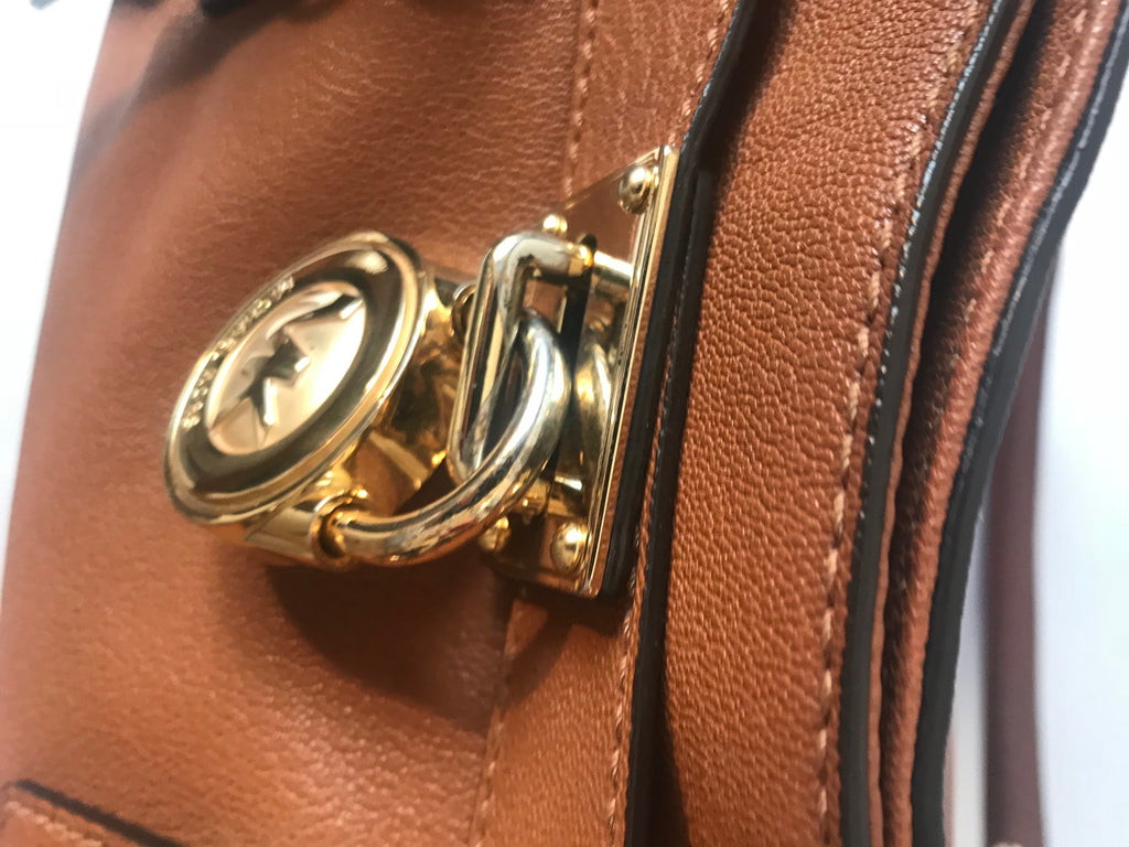 Michael Kors Tan Leather Hamilton Bag | Gently Used |